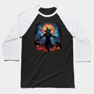 Halloween Scarecrow Baseball T-Shirt